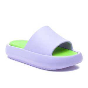 J Slides Squish Beach Slides- Lilac Slip On Sandals